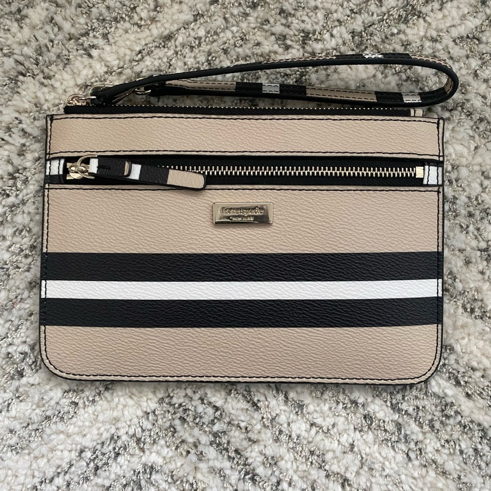 NWT Kate Spade Shore Street Ottoman Stripe Wallet